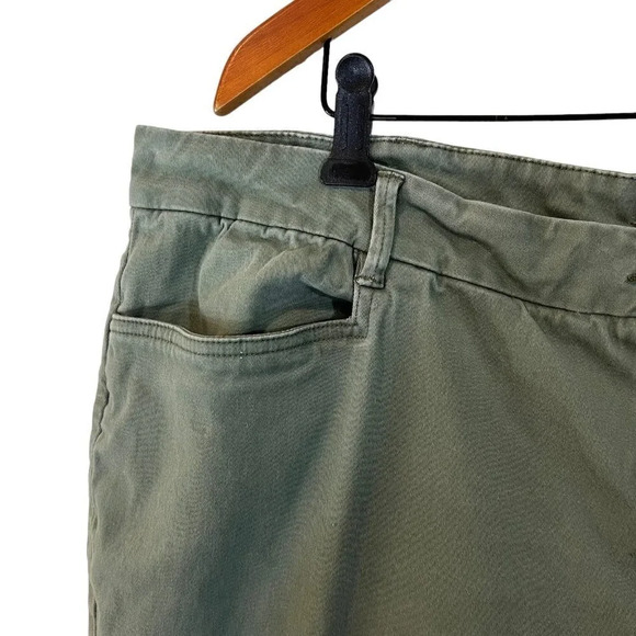 Woman Within Sage Green Pants Plus Size 22W Stretch Cotton Solid Pattern Pockets - Picture 6 of 9
